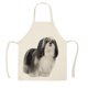 thumbnail image 1 of Delantal de lino de cocina con estampado de perro, babero de limpieza, accesorios para hornear para chefs domésticos Tmvgtek Para estrenar, 1 of 8