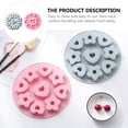 thumbnail image 2 of FONDOTIN 2Pcs Silicone Star Mould For Easy To Clean Dessert Making In Home Bakers Kitchen, 2 of 8