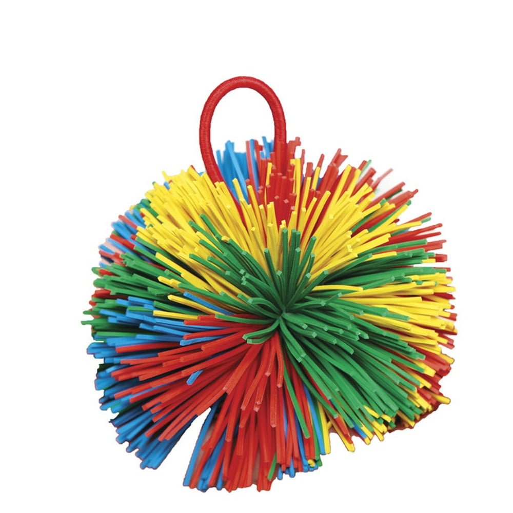 Sportime 4.5" RubRString Ball, MultiColor