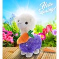 thumbnail image 4 of DolliBu Happy Easter Sparkle Purple Llama Plush with Carrot - Cute Stuffed Animals with Carrot Plush Toy, Perfect Easter Holiday Surprise Gift, Spring Easter Wild Plush Animal - 11.5" Inches, 4 of 6