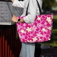 thumbnail image 7 of KLL Vintage Flowers Print Large Beach Tote Bag Women Waterproof Sandproof Zipper Beach Tote Bag for Pool Gym Grocery Travel with Wet Pocket, 7 of 7
