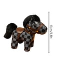 thumbnail image 2 of Faux Leather Small Pony Plush Toy, Soft Stuffed Horse Animal Doll for Boys and Girlss and Collectors, Decorative Miniature Horse Figurine for Gifting and Decor Style #E285 B, 2 of 5