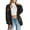 Black, variant on Aocisk Solid Color Pumpkin Embroidery 3D Knit Cardigan Long Sleeve Open Front Sweater Outwear Cozy Fall Fashion Top Black S