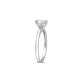 thumbnail image 3 of 1.00 Carat (Ctw) Lab Created Oval-Cut Moissanite Engagement Ring in Sterling Silver for Women, 3 of 5