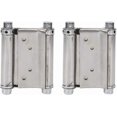 thumbnail image 1 of 2pcs Stainless Steel Double Action Saloon Door Hinges Hinged Swing Door,load Capacity Up To 15 Kg, 1 of 4