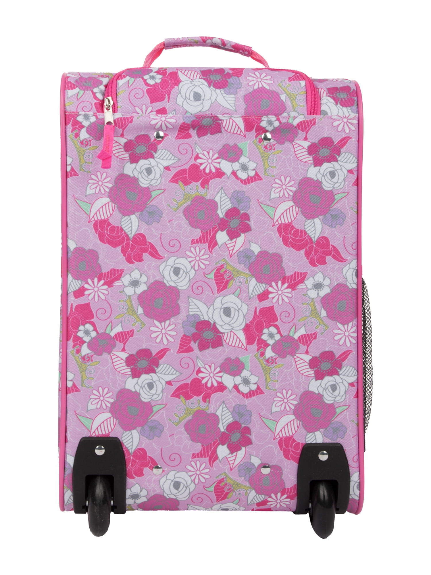 Bioworld 18 inch Disney Princess Soft Sided Softside Kids Rolling Pilot Case Luggage