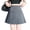 Dark Gray, variant on Levmjia Womens Pleated Short Skirt High Waist A Line Skirt Solid Color Anti Chafing Lined Mini Skirt Soft Stylish For Daily Dating Party Vacation Spring Summer Wear