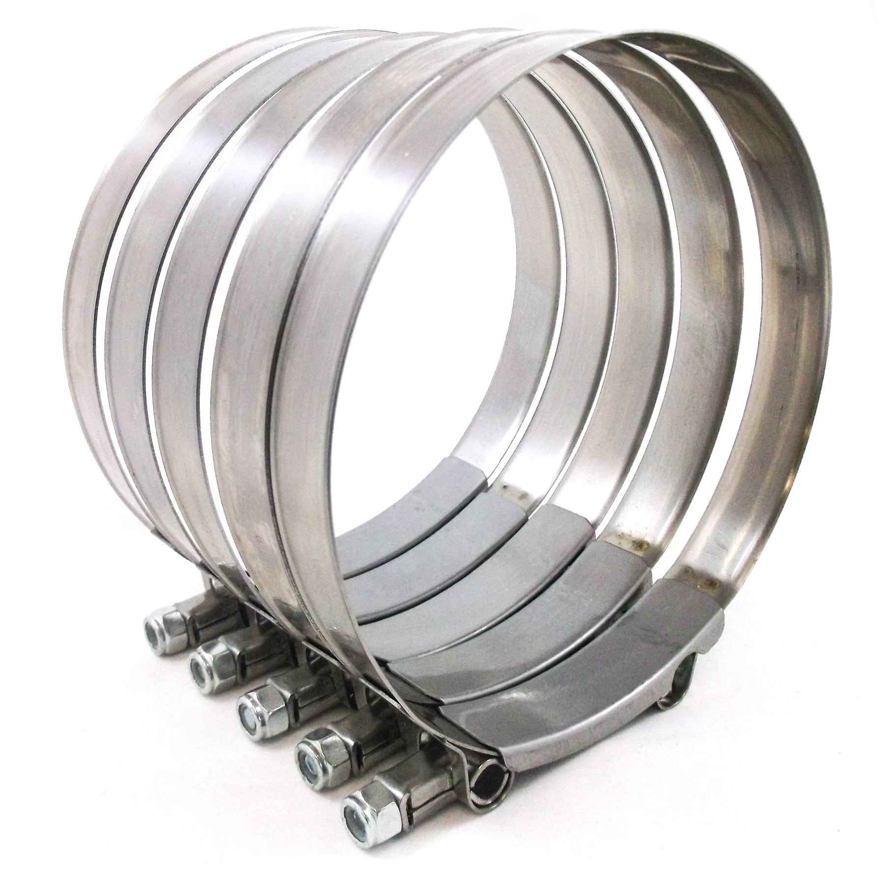GPI Racing 10x3 Inch / 76mm ID Stainless Steel T-Bolt Turbo Silicone Hose Clamps (79-87mm)