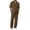 Coffee, variant on Men's Suits Stylish Casual Set for Everyday Wear Sports Relaxation and Beach Activities Pure Color Design Comfortable Fit for Spring and Summer Seasons Watermelon Red M
