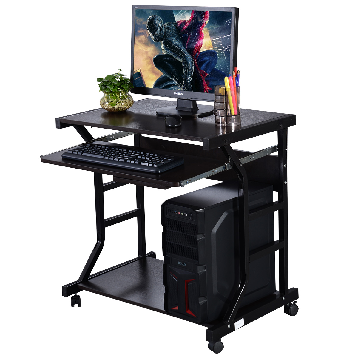 Modern Laptop Table costway desk computer table home office furniture workstation Modern Laptop Table costway desk computer table home office furniture workstation