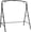 Black, variant on Yuanmin Upgraded Metal Porch Swing Stand with Antique Bronze Finish, Heavy Duty 660 LBS Weight Capacity Steel Swing Frame with Extra Side Bars, Powder Coated Hanging Swing Frame Set for Outdoors