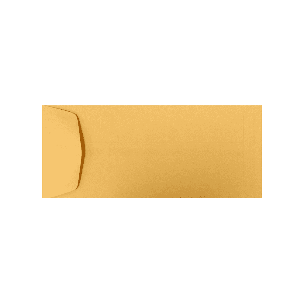 LUXPaper #11 Open End Envelopes, 4 1/2 x 10 3/8, Brown Kraft, 500/Pack