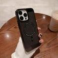 thumbnail image 4 of Heat Dissipation Magnetic Case for iPhone 14 Pro Max Compatible with Magsafe Slim Hard Wireless Charging Plating Electroplate Cover (for iPhone 14 Pro Max,Black), 4 of 9