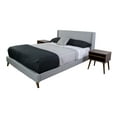thumbnail image 3 of Bed Frame King Upholstered Bed With 2 Nightstands, 3 of 6