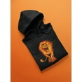 thumbnail image 3 of Burning Lion Design Hoodie Men -Image by Shutterstock, Male XX-Large, 3 of 4