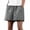 #04 Gray 【Mix & Match: Stock Up on Your Favorite Colors】, variant on Women's Soft Fabric Bermuda Shorts, Mid Waist Pull On Stretchy Capris, Elastic Waistband Tummy Control A-Line Fit, Casual Vacation Summer Travel Beach | TruBelle,Pink L