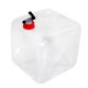 thumbnail image 5 of 10/20L plegable plegable Camping agua contenedor portador bidón con grifo Zulema Recipiente de agua plegable, 5 of 8
