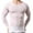 White, variant on Jiyugala Men's Shapewear Tops Plus Size Underwear Boxer Briefs Mesh Breathable Shirts Long Sleeve Sleepwear See Through Mesh Blouse Casual Casual Top