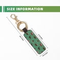 thumbnail image 3 of Wukai Christmas Dachshund Print Leather Car Keychain, Universal Key Fob Keychain, Leather Key Chain Holder for Men and Women,360 Degree Rotatable, 3 of 5