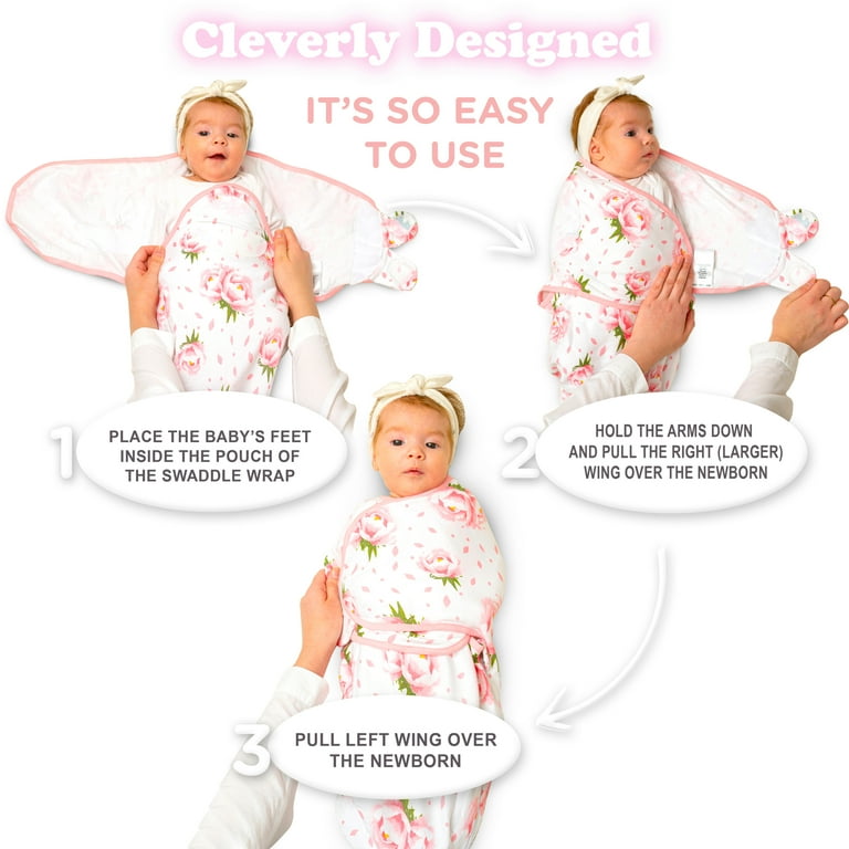 Angelife Baby Receiving Blanket - 3-6 Month Infant Swaddle Wrap Sack With Zipper