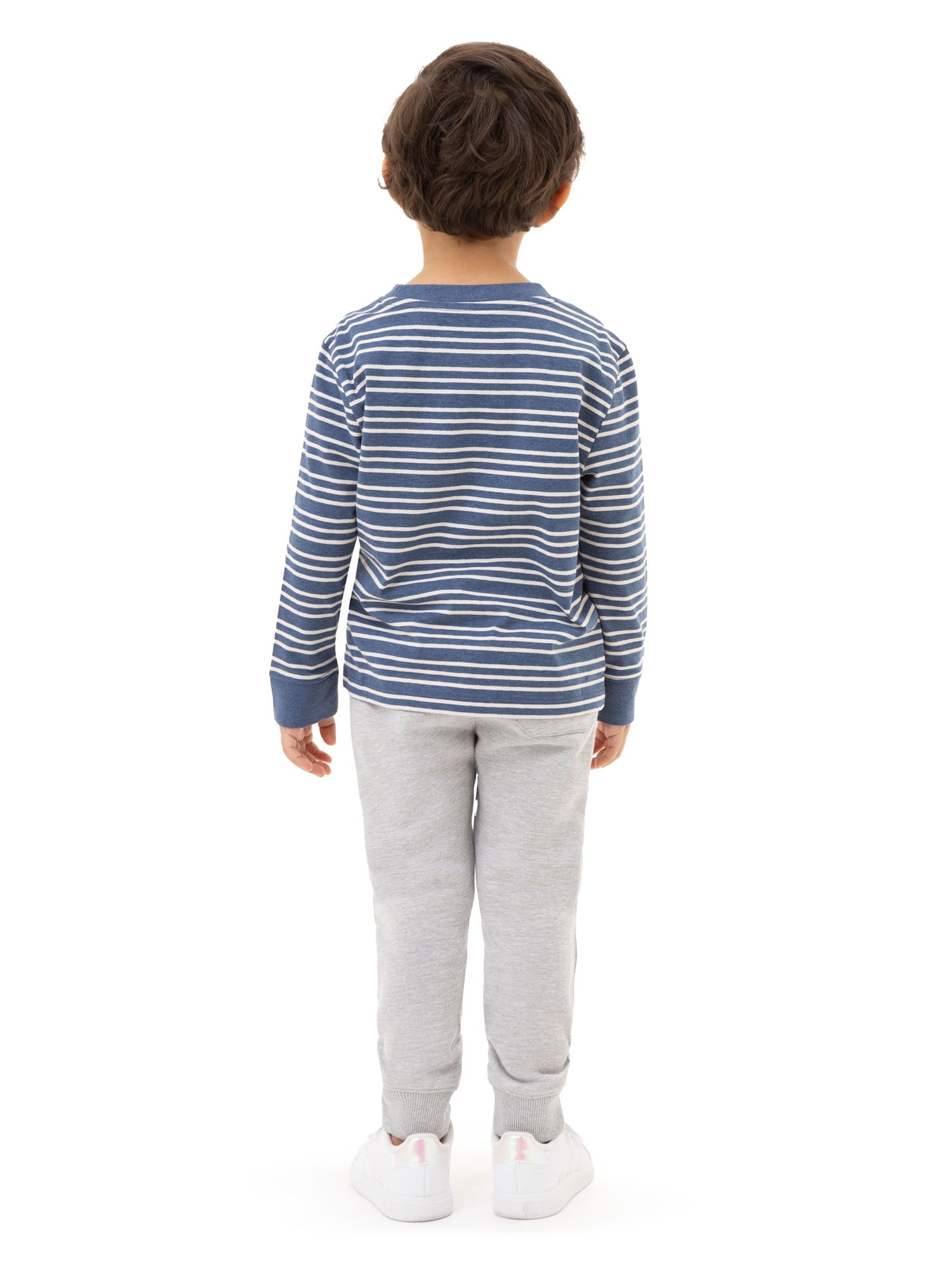 U.S. Polo Assn. Toddler Boy Stripe Long Sleeve T-Shirt, Sizes 2T-5T