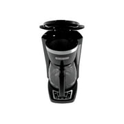 BLACK+DECKER 12-Cup Digital Coffee Maker, Programmable, Washable Basket Filter, Sneak-A-Cup, Auto Brew, Water Window, Keep Hot Plate, Black