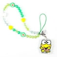 thumbnail image 1 of iFace Hello Kitty & Friends Beaded Wristlet Phone Charm Strap – Universal Cute Wrist Chain Lanyard – Keroppi, 1 of 8