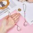 thumbnail image 3 of 2Pcs Rear View Mirror Car Charm 20.5cm Teardrop Vehicle Mirror Decoration Hanging Pendant Car Decoration Pink for Cars Decor Accessories, 3 of 8