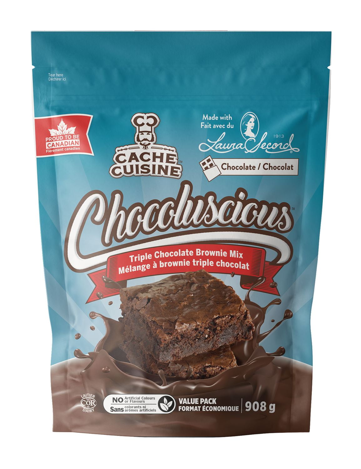 Laura Secord Chocoluscious Triple Chocolate Brownie Mix