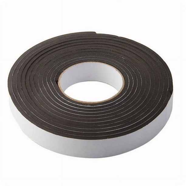 Burlete autoadhesivo de espuma de caucho EPDM de 5 m para puertas y ventanas, aislante de ruido y anticorrientes para puertas y ventanas corredizas.