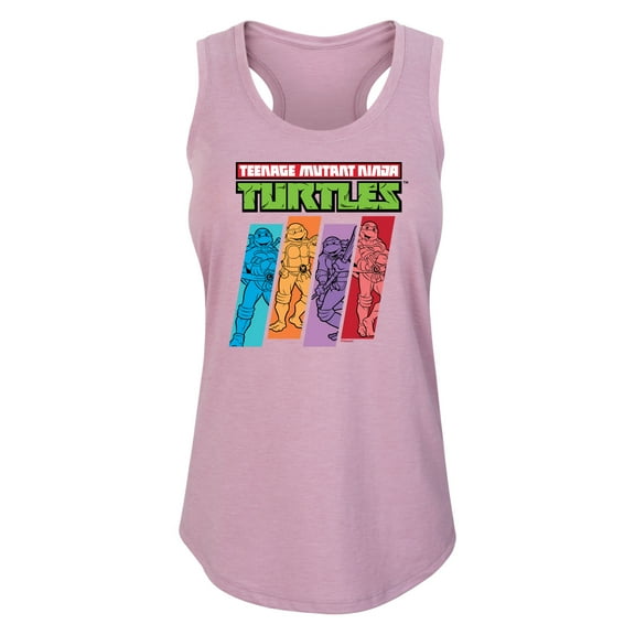 Teenage Mutant Ninja Turtles - Color Stripes - Women's Racerback Tank Top