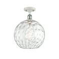 thumbnail image 3 of Innovations Lighting 516-1C-WPC-G1215-12 Athens 12" Wide Semi-Flush Globe Ceiling Fixture, 3 of 5