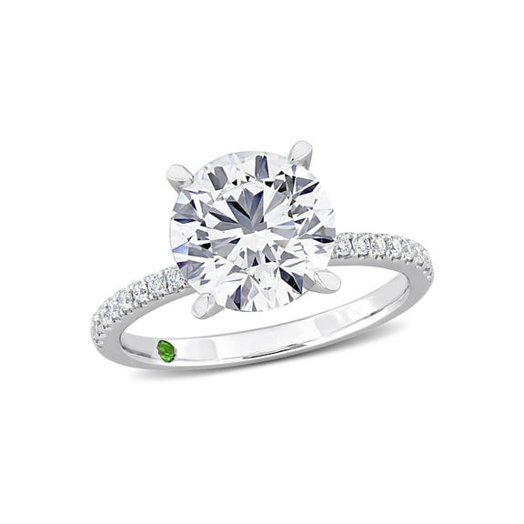 2.96 Carat (Ctw VS1-VS2, G-H) Lab-Grown Diamond Solitaire Engagement Ring 14k White Gold for Women
