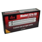 DBX 231S Dual 31 Band Graphic Equalizer Audio Rack Mount EQ+Compressor+Cables