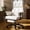 White, variant on Ninecer Reclining Office Chair with Footrest, Big and Tall Desk Chair 400lbs, Adjustable Height Computer Chair, Thick Cushion & Lumbar Support, Swivel Office Chair with Arms, Black