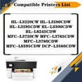 thumbnail image 2 of Replacement for TN-229 TN229 Toner Cartridges Compatible for Brother HL-L3220CW HL-L3280CDW HL-L3295CDW HL-L3300CDW HL-L8245CDW MFC-L3720CW MFC-L3765CDW MFC-L3780CDW Printers, 2 of 7