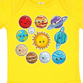 thumbnail image 4 of Inktastic Happy Sun Moon and Planets Boys or Girls Baby Bodysuit, 4 of 5