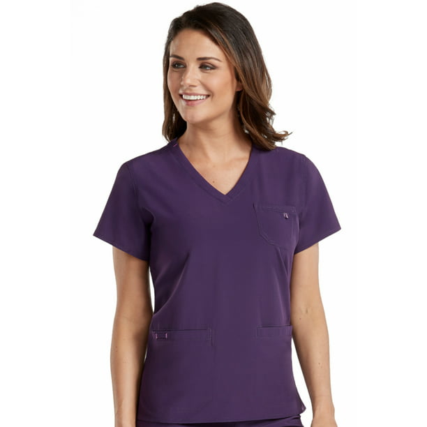 Med Couture - Med Couture Energy Women's 3-Pocket V-Neck Scrub Top ...