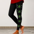 thumbnail image 2 of Gkeoshab Yoga Pants Women Women's St. Patrick's Day Printed Irish Festival Yoga Pants Slim Fit Workout Leggings Clear XL, 2 of 4