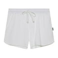 thumbnail image 2 of Miluxas Mens 5.5" Athletic Gym Shorts Cotton Jogger Workout Lounge Jersey Pocket Sweat Shorts White 10(XL), 2 of 4