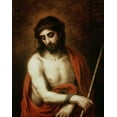 thumbnail image 2 of Murillo, Bartolome Esteban 20x24 Black Ornate Wood Framed with Double Matting Museum Art Print Titled - Ecce Homo Bartolom, 2 of 4