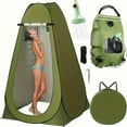 thumbnail image 6 of 2pcs Set Camping Shower Kit, 1 Privacy Tent + 1 Foldable 5-Gallon Solar Shower, Waterproof Easy Setup Outdoor Shower Tent for Hiking Fishing Beach, 6 of 11