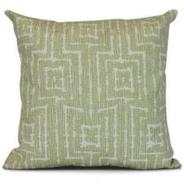 Simply Daisy, Woven Tiki, Geometric Print Outdoor Pillow