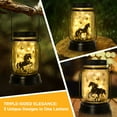 thumbnail image 3 of kyoryuger Horse Gifts for Women/Men Horse Lovers Solar Lantern Mom Birthday, Mothers Day, Solar Garden Decoration Outside for Yard, Patio,Backyard,Porch, 3 of 7