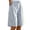 AAB27-Blue, variant on Womens Shorts Knee Length Summer Striped Wide Leg High Elastic Waist Bermuda Shorts With Pocket Loose Fit Beach Capri Pants Coffee 3XL