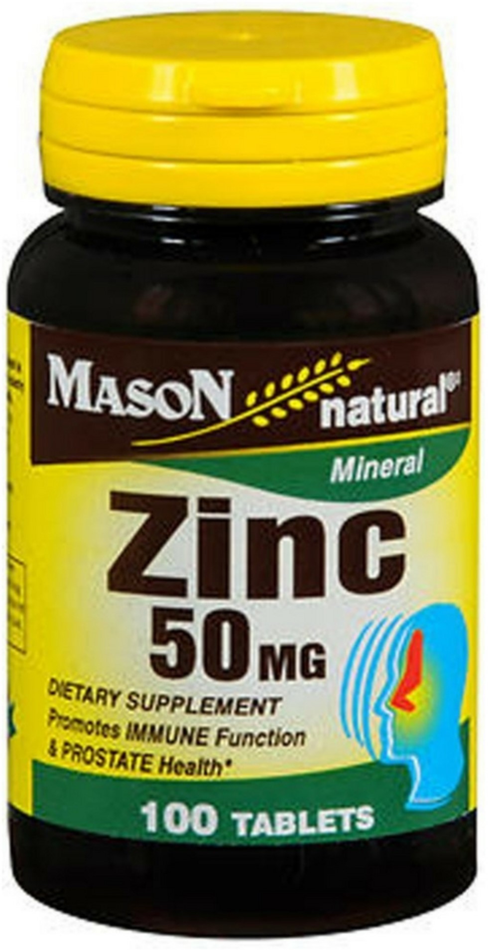 4 Pack Mason Natural Zinc 50 mg Tablets 100 ea