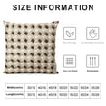 thumbnail image 5 of GOSMITH  Jada Decorative Throw Pillow Covers, Pillow Insert not Included, Premium Woven Design, Living Room Décor, White, 5 of 5