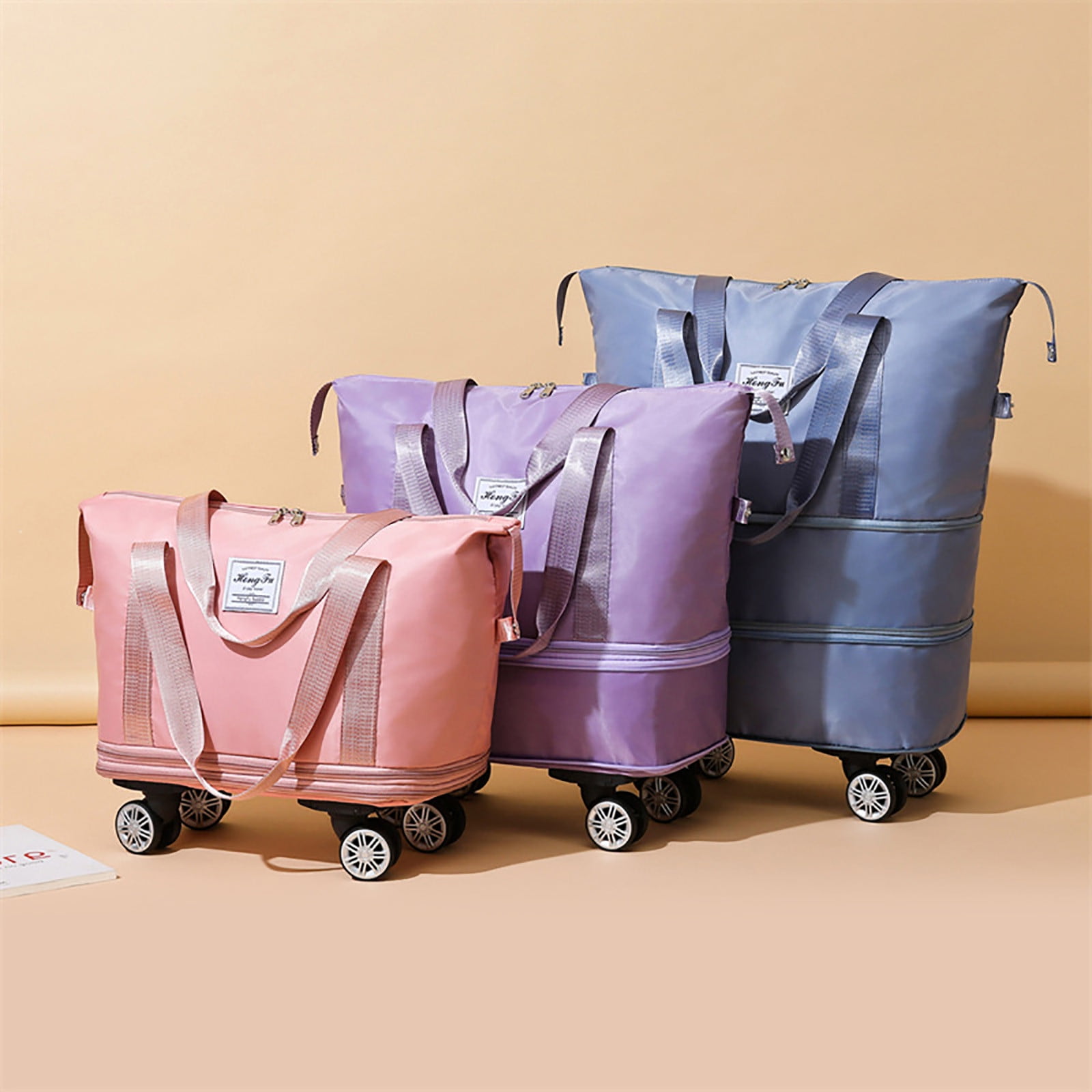 Dengmore Travel Portable Storage Packaging Bag Large Capacity Foldable Water-proof Travel Duffel Bag Business Trip Oxford Cloth Luggage Bag