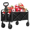 thumbnail image 1 of Carrito Plegable Resistente 220L con Ruedas 360° Todo Terreno | Manillar Ajustable para Camping, Playa, Jardín y Compras, 1 of 8