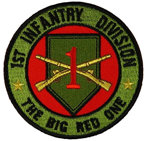 1ST INFANTRY DIVISION THE BIG RED ONE ROUND PATCH - Color - Veteran ...